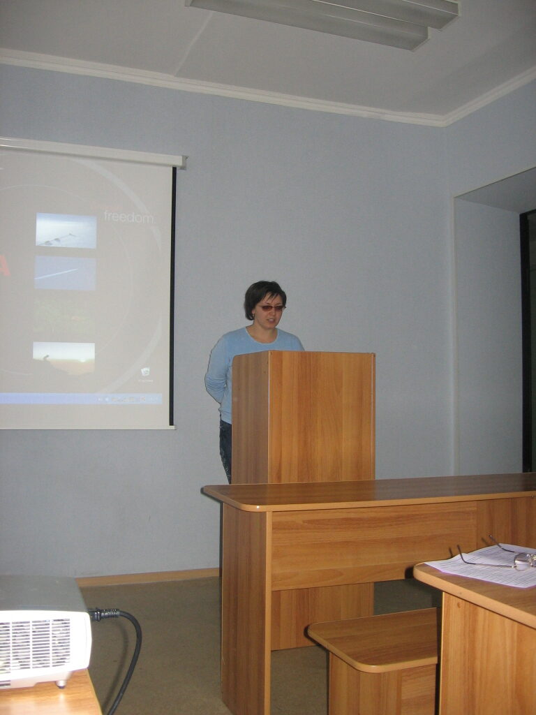 Заседание секции «Этнография и устная история». Выступает Юля Абалакина